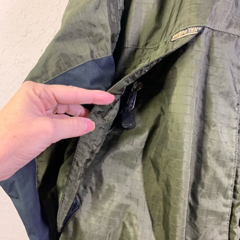 MOUNTAIN HARDWEAR Coat Jacket Sherpa Tex Hidden Hood‎ Multi Pocket Hiking Winter - Picture 7 of 14